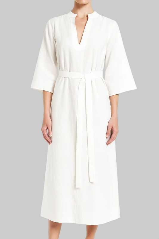 Margaux Dress - Cotton & Linen, Sel