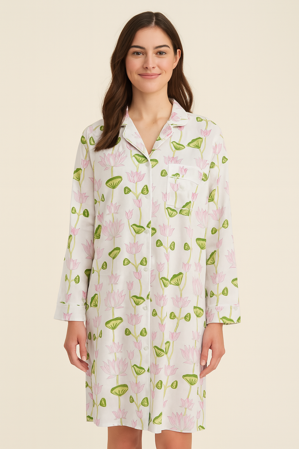 Night Shirt, Lily Pond