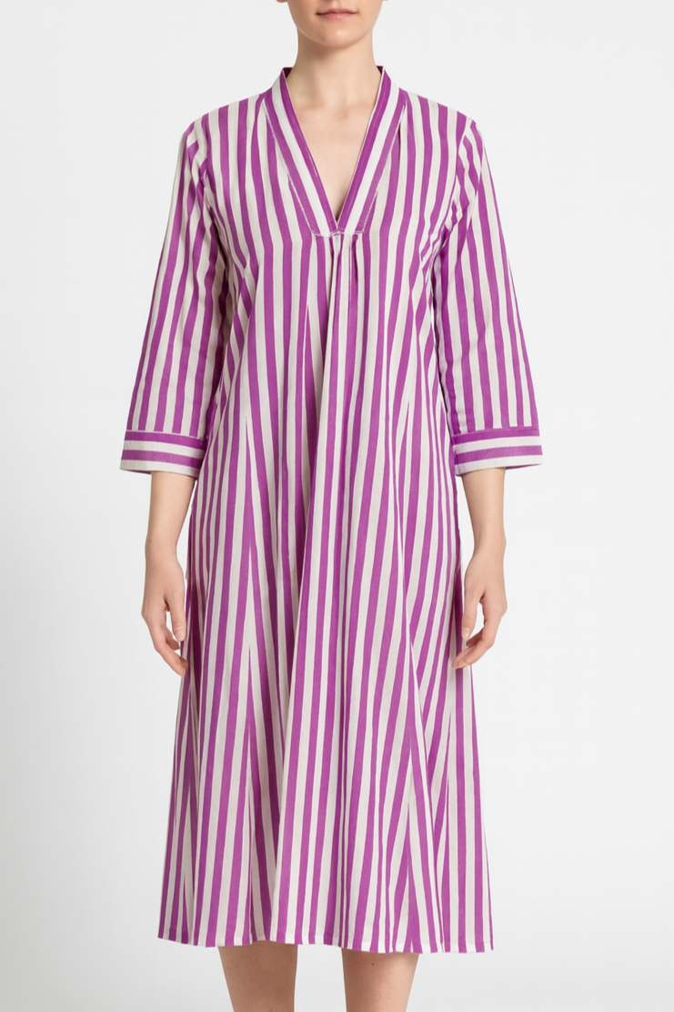 Josephine Coffee Dress, Violette