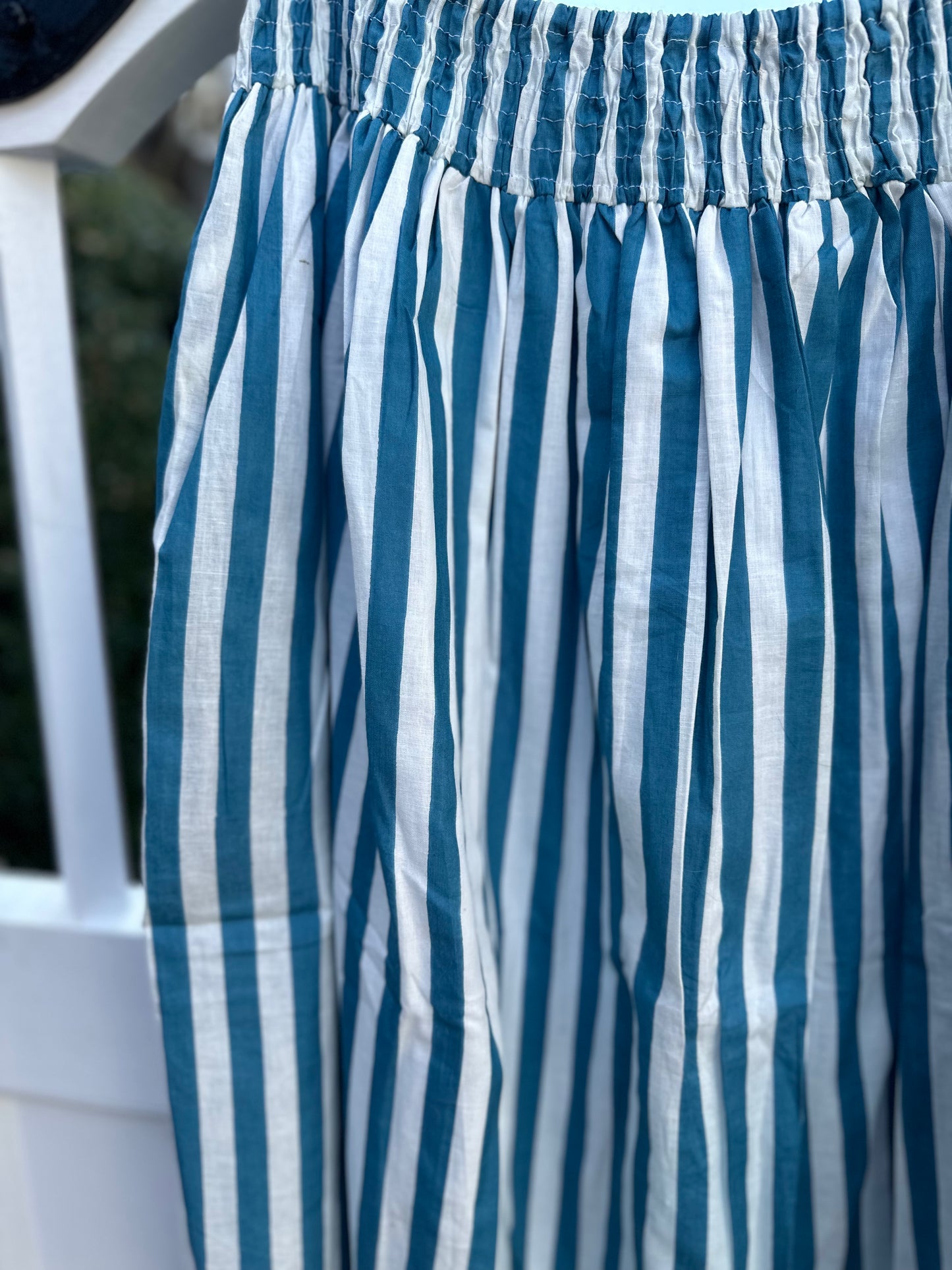Jupe Maxi, Amalfi Coast Stripes, final sale
