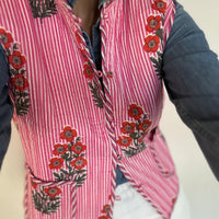 Quilted Vest, Poppy - Get Cozy (final) SALE