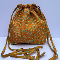 Luxury Slouch Bag - Marigold & Opal Floral