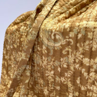 Luxury Slouch Bag - Golden Brown Paisley