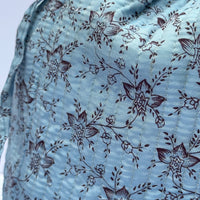 Luxury Slouch Bag - Cloud Blue & Cinnamon