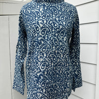 Lizzie Blouse, Indigo Batik