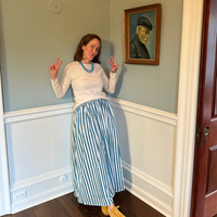 Jupe Maxi, Amalfi Coast Stripes