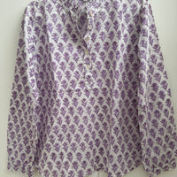 Facile Shirt - Lavender Blooms