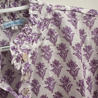 Facile Shirt - Lavender Blooms