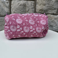 Makeup Bag Set, Plum Floral