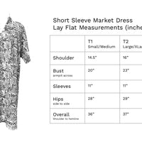 Short Sleeve Market Dress, Harbor Island Time