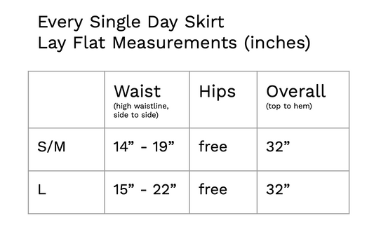 Every Single Day Skirt, Sel - final sale