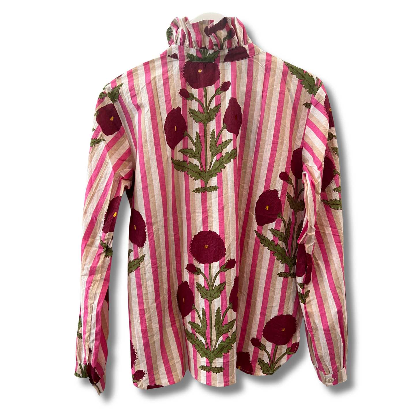 DANG Girl! Blouse, Raspberry Mughal Poppy