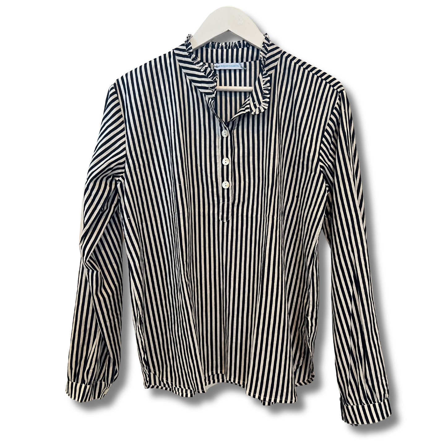 Sassaroo Shirt, Noir Stripes