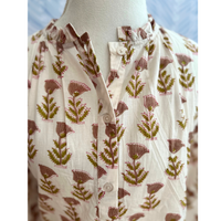 Delphine Blouse, Putty