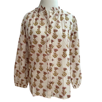 Delphine Blouse, Putty