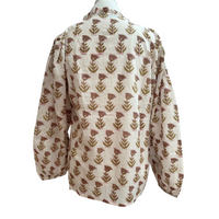 Delphine Blouse, Putty