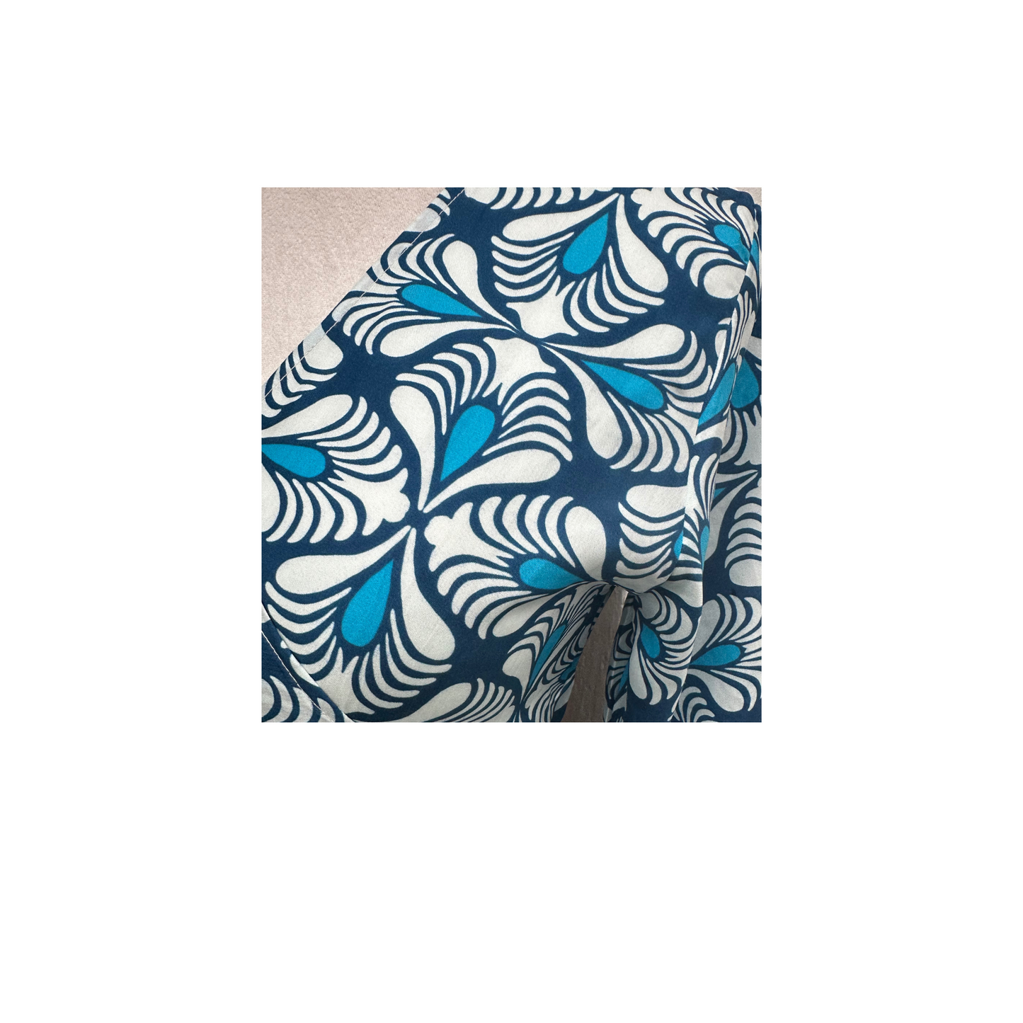Washable Silk Wrap Dress, Peacock