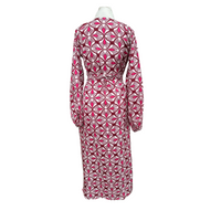 Washable Silk Wrap Dress, Jaipur Sunset