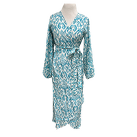 Washable Silk Wrap Dress, La Mer