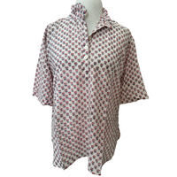 Sassaroo Camp Shirt, September Floral Cuteness