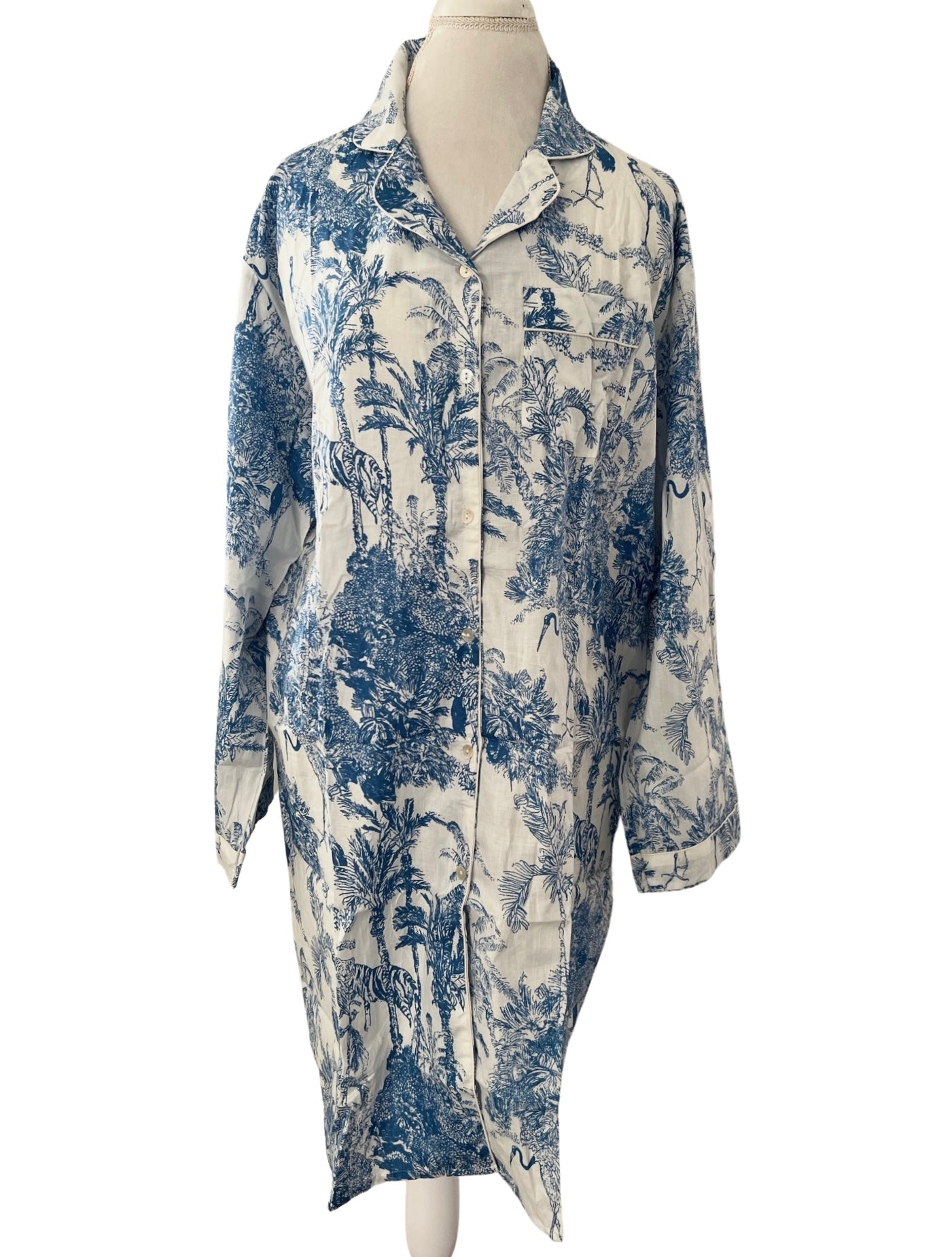 Night Shirt, Jungle Toile-sample sale