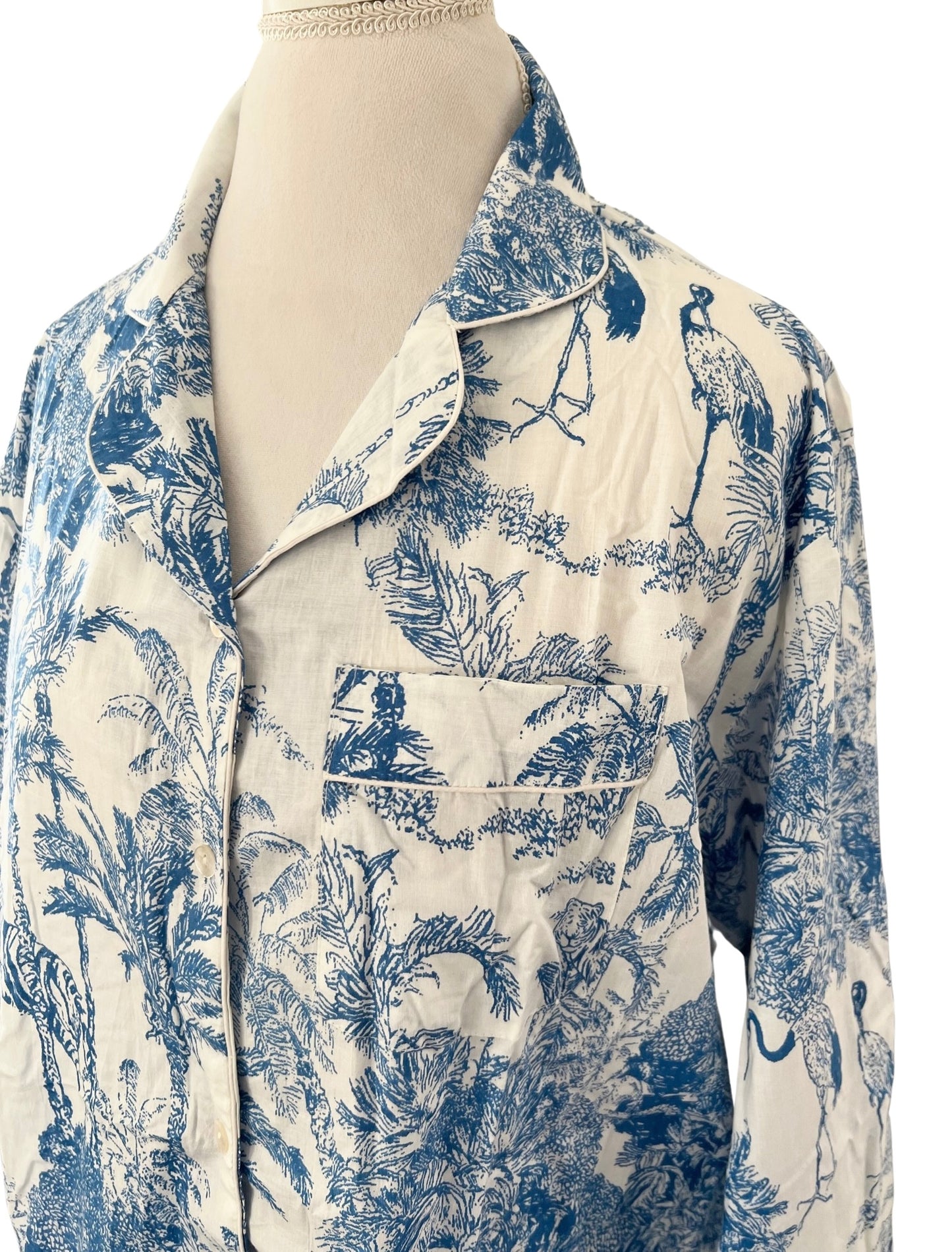Night Shirt, Jungle Toile-sample sale