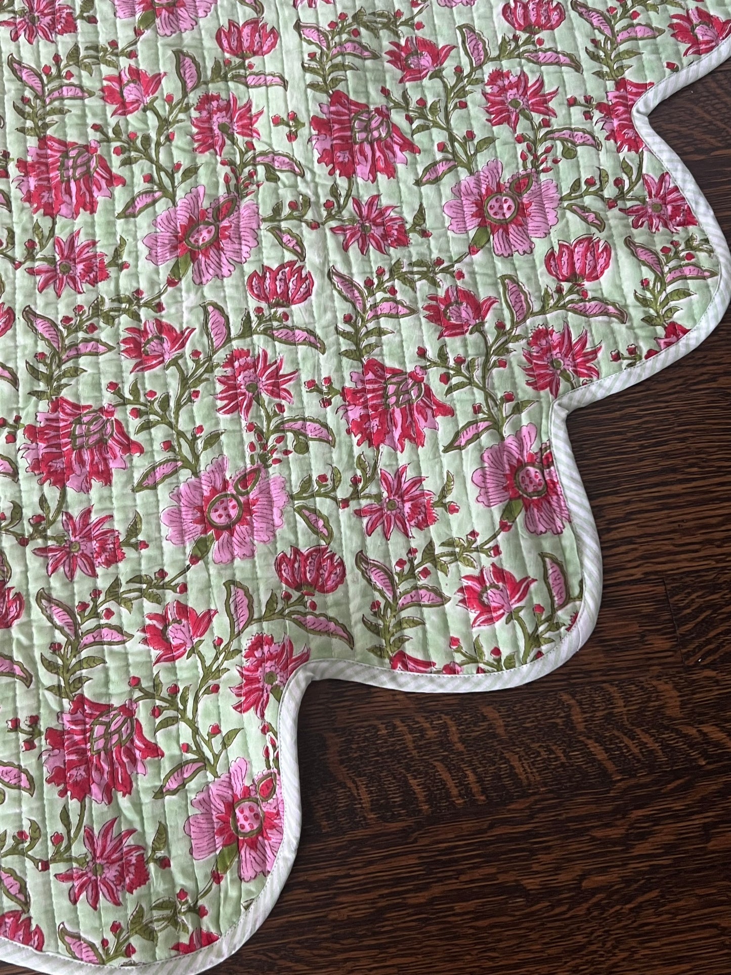 Christmas Tree Skirt - Mint Tea & Strawberry Scones