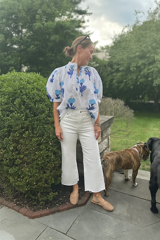 Eloise Blouse, Cobalt