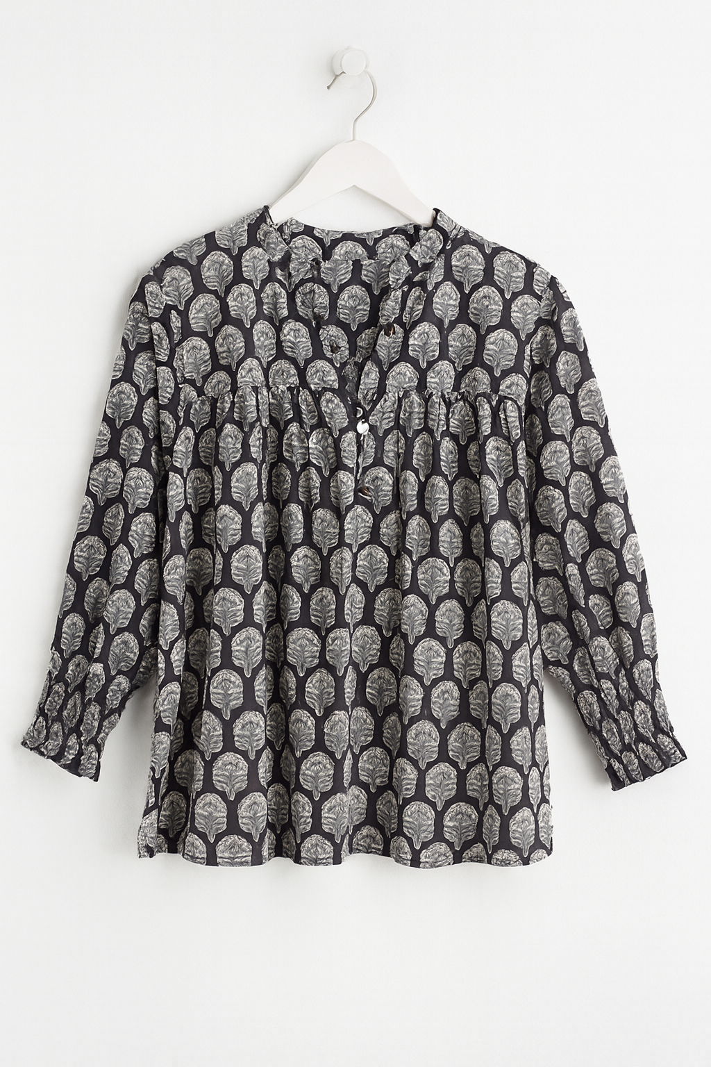 Market Blouse, Midnight Floral