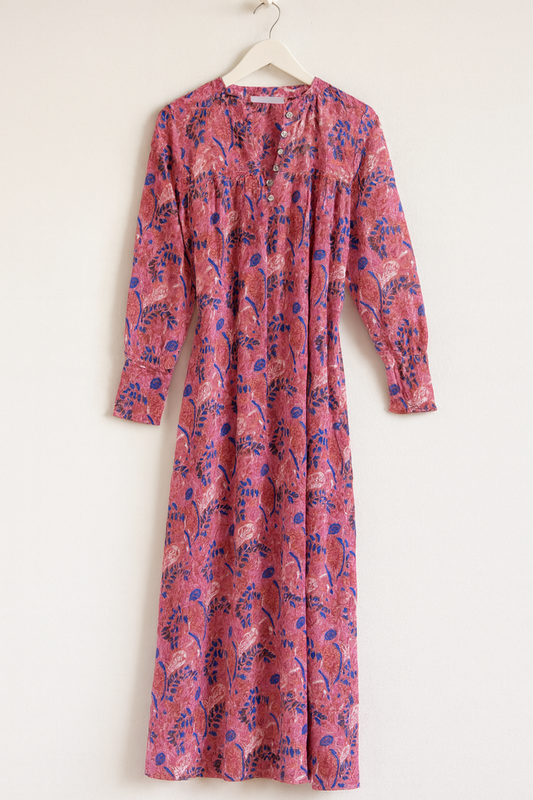 Market Maxi Dress - Plum Floral