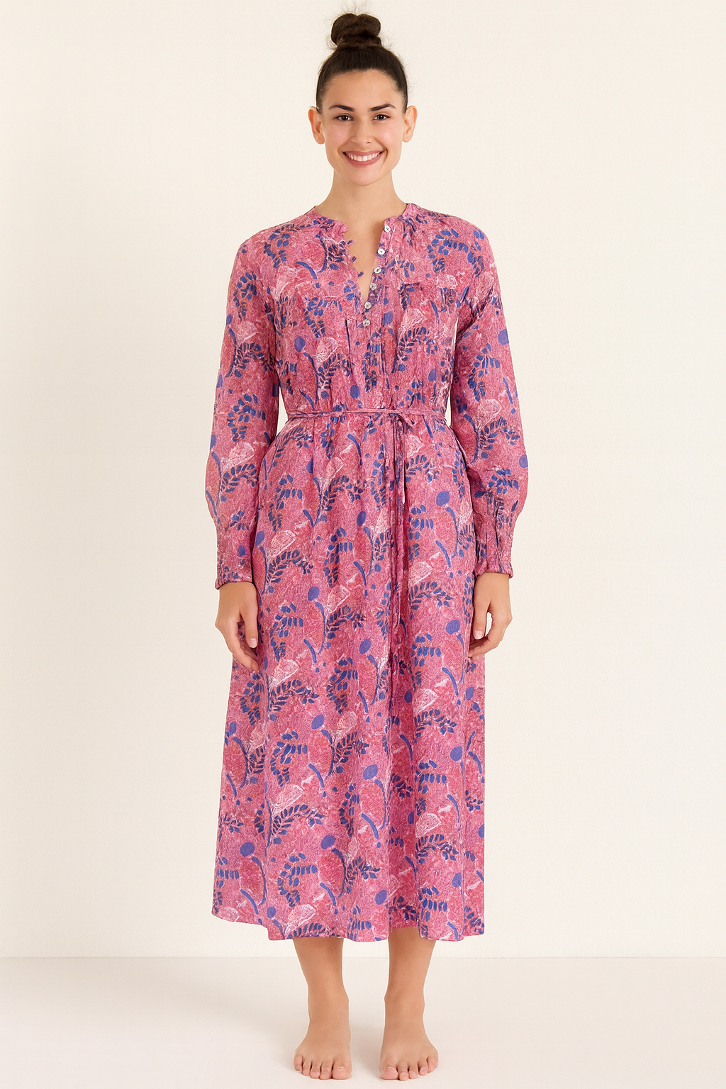 Market Maxi Dress - Plum Floral
