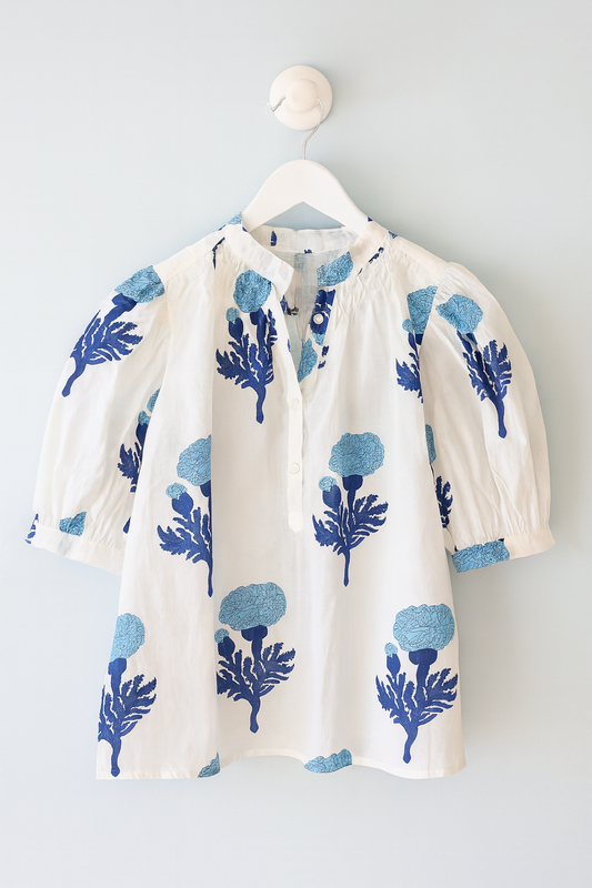 Eloise Blouse, Cobalt