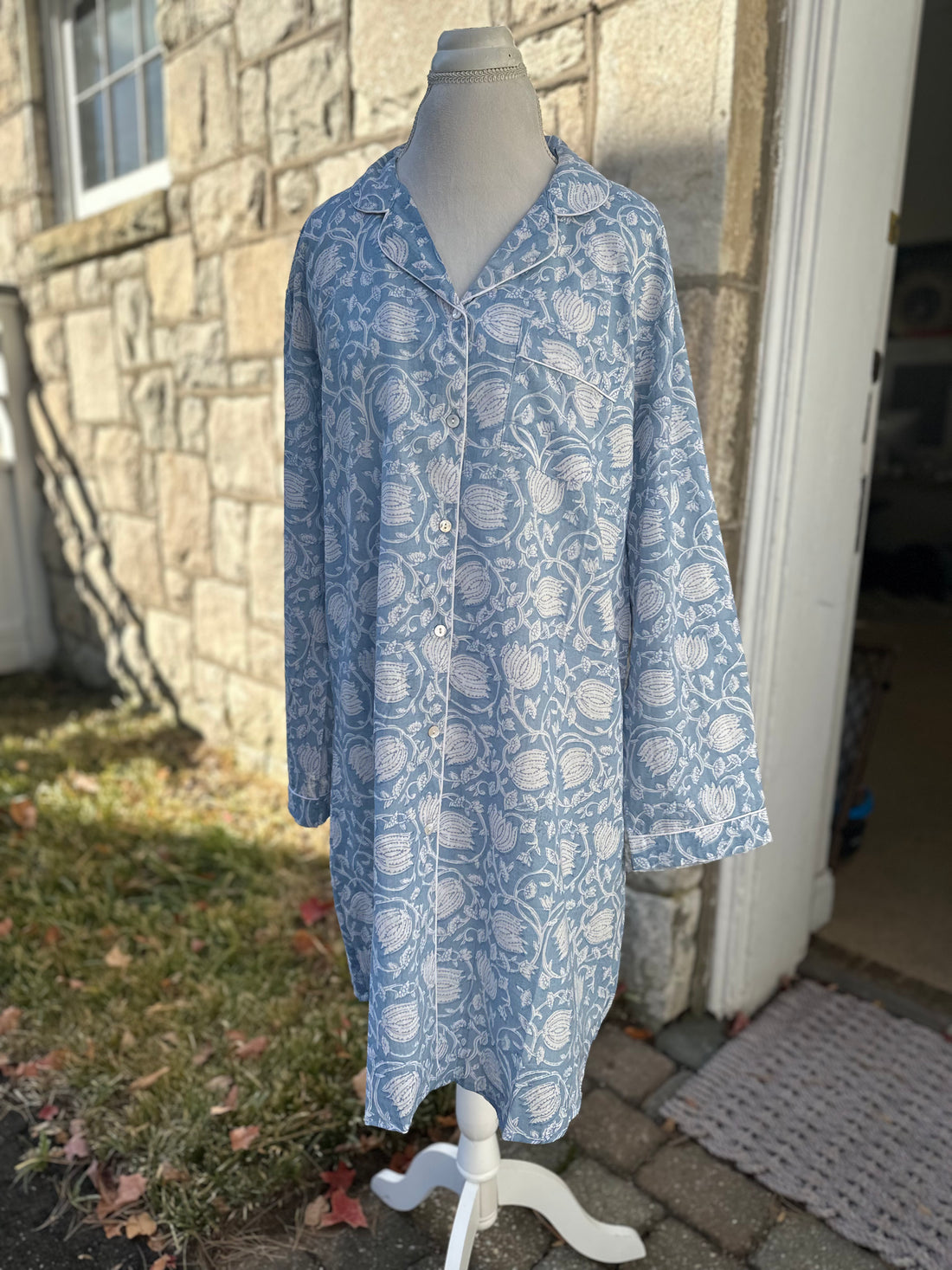 Night Shirt, Sky Blue