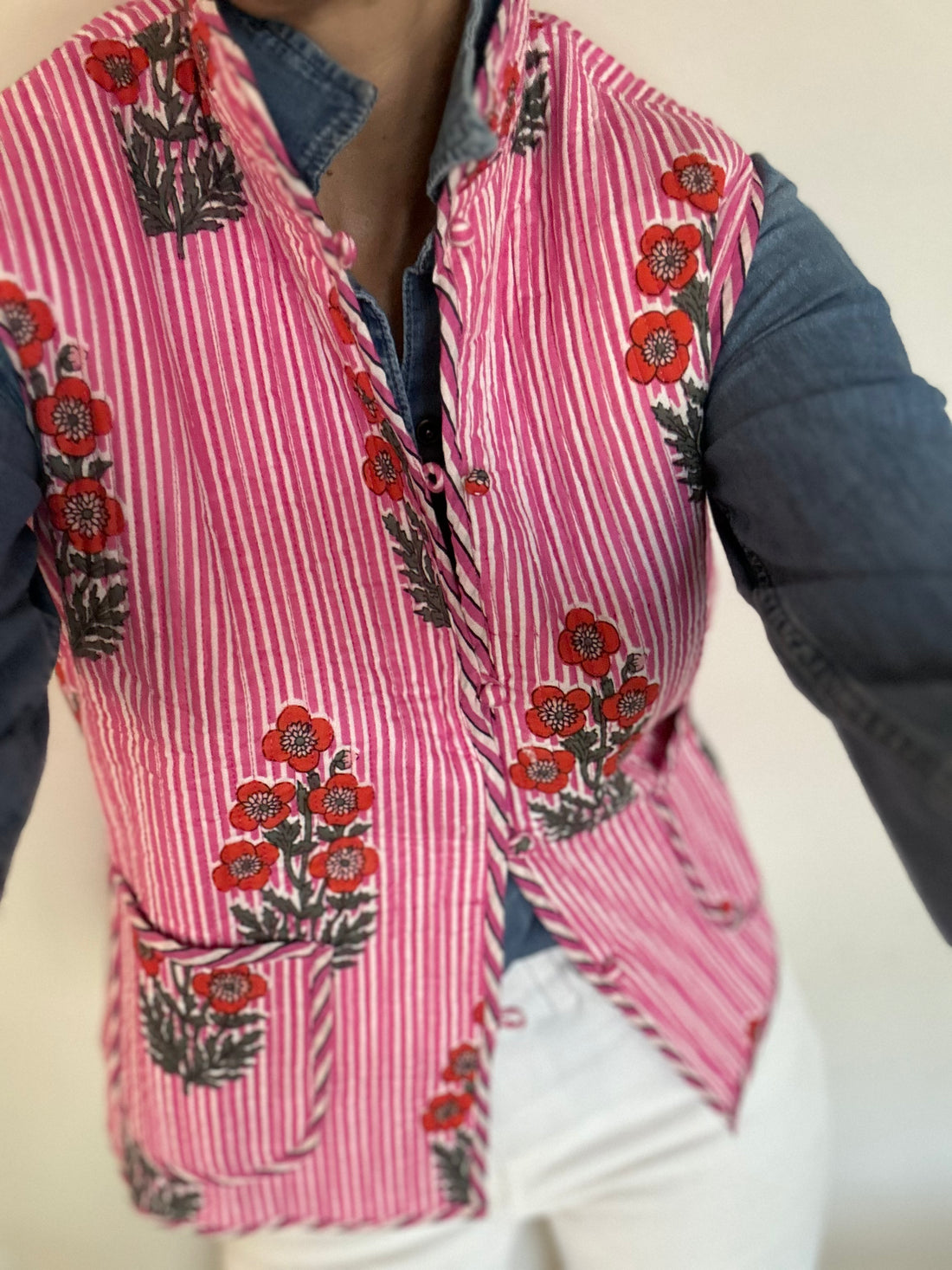 Quilted Vest, Poppy - Get Cozy (final) SALE