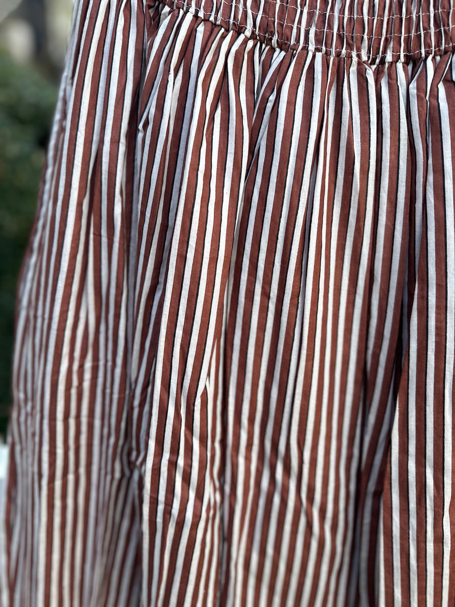 Jupe Maxi, Chocolate Stripe