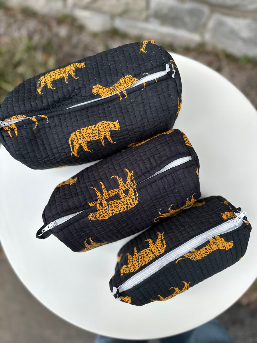 Makeup Bag Set, Lady Leopard