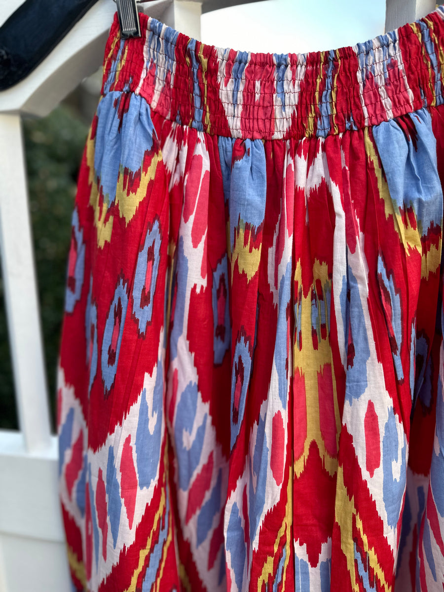 Jupe Maxi, Ikat Swirl