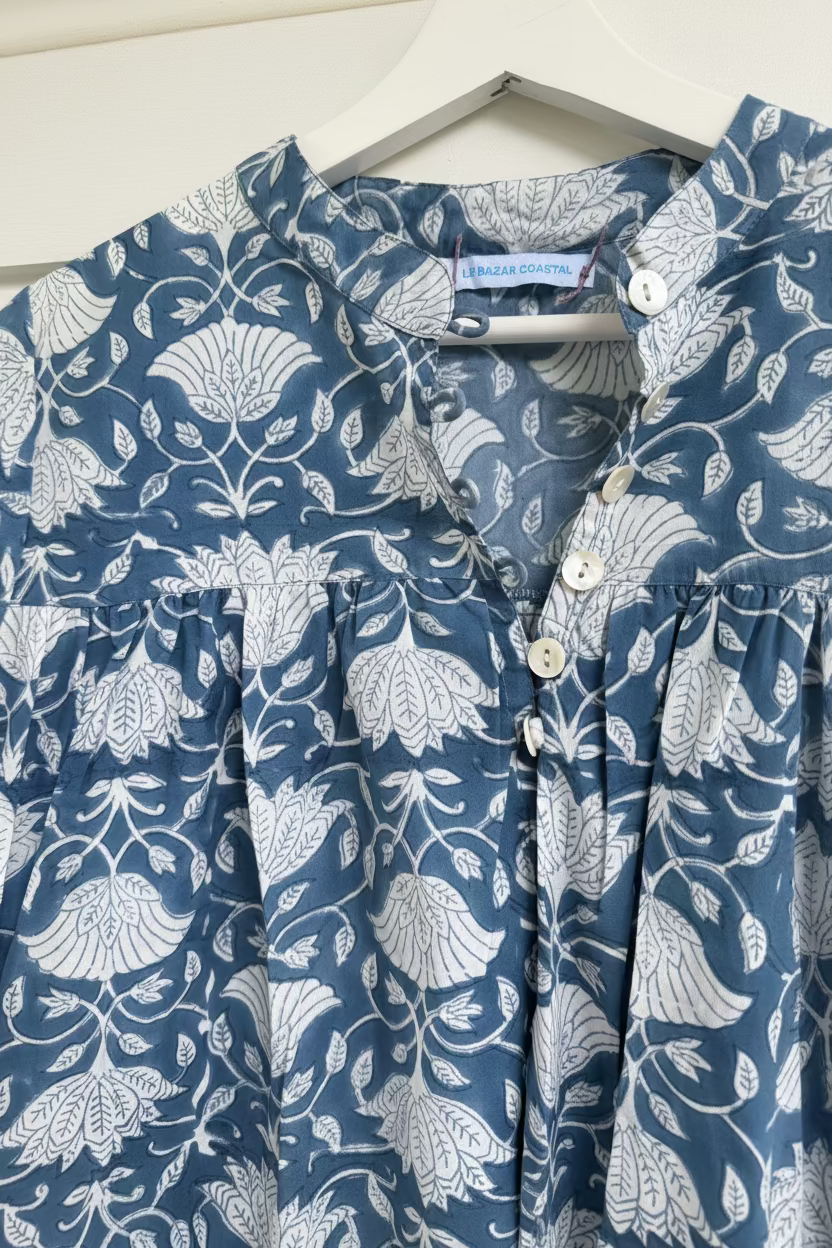 Market Dress,  Delft Blue