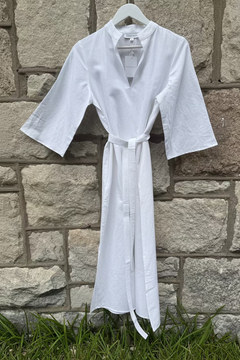 Margaux Dress - Cotton & Linen, Sel
