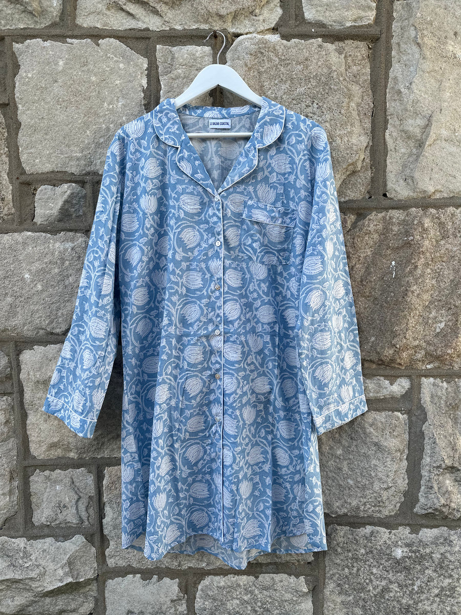 Night Shirt, Sky Blue