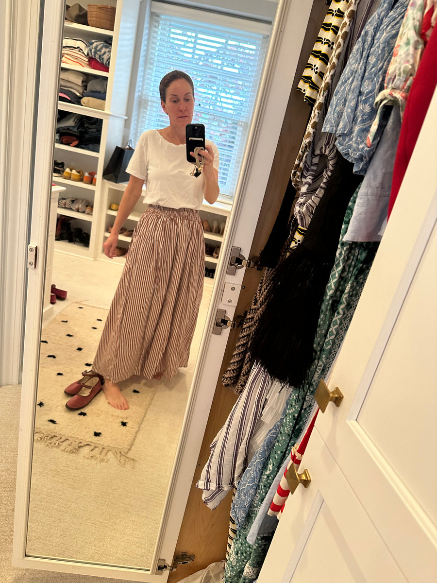 Jupe Maxi, Chocolate Stripe