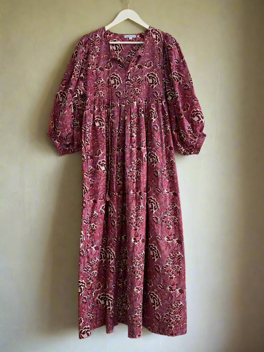 Stella Caftan - Maxi, Plum Perfect