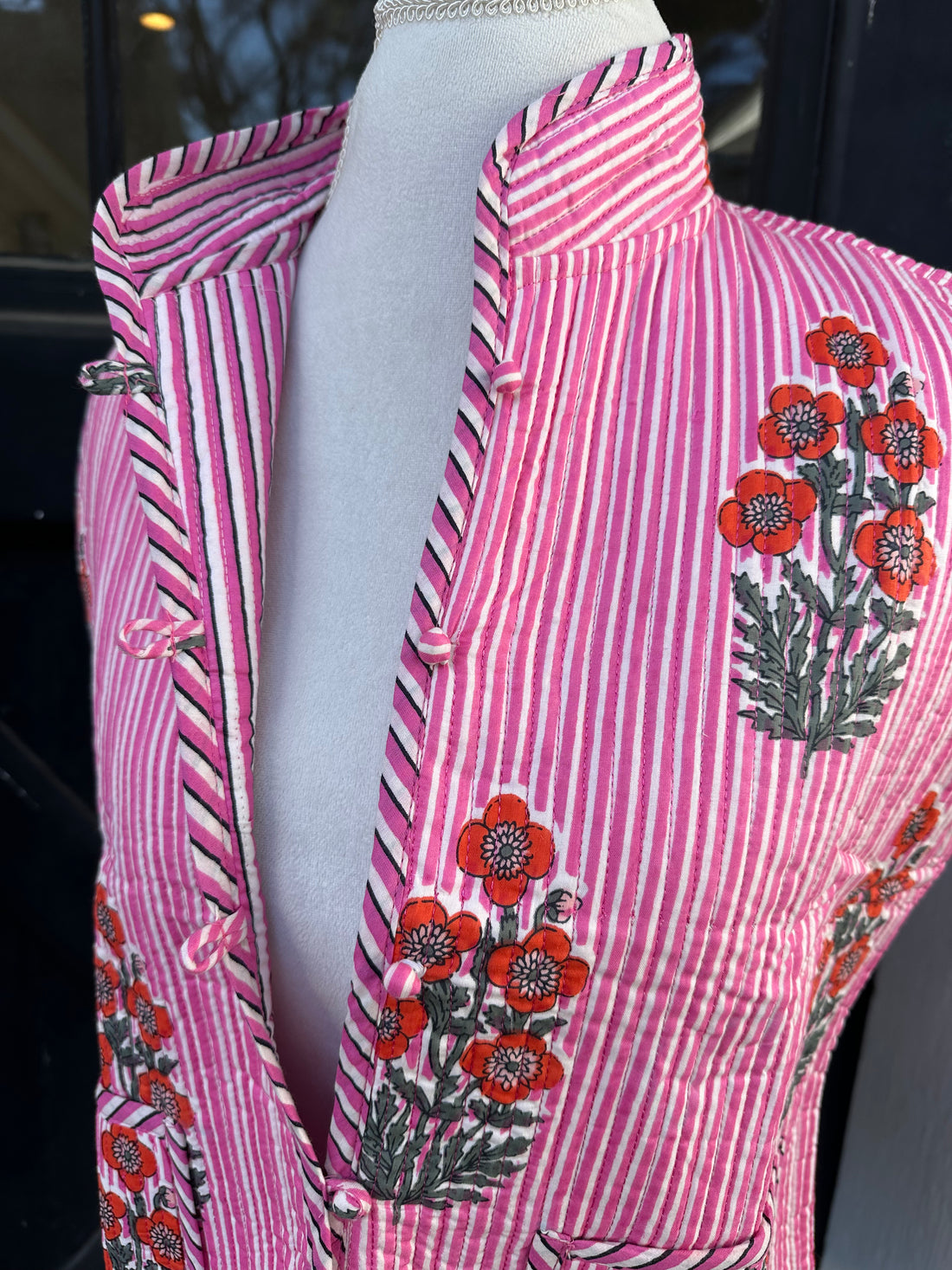 Quilted Vest, Poppy - Get Cozy (final) SALE