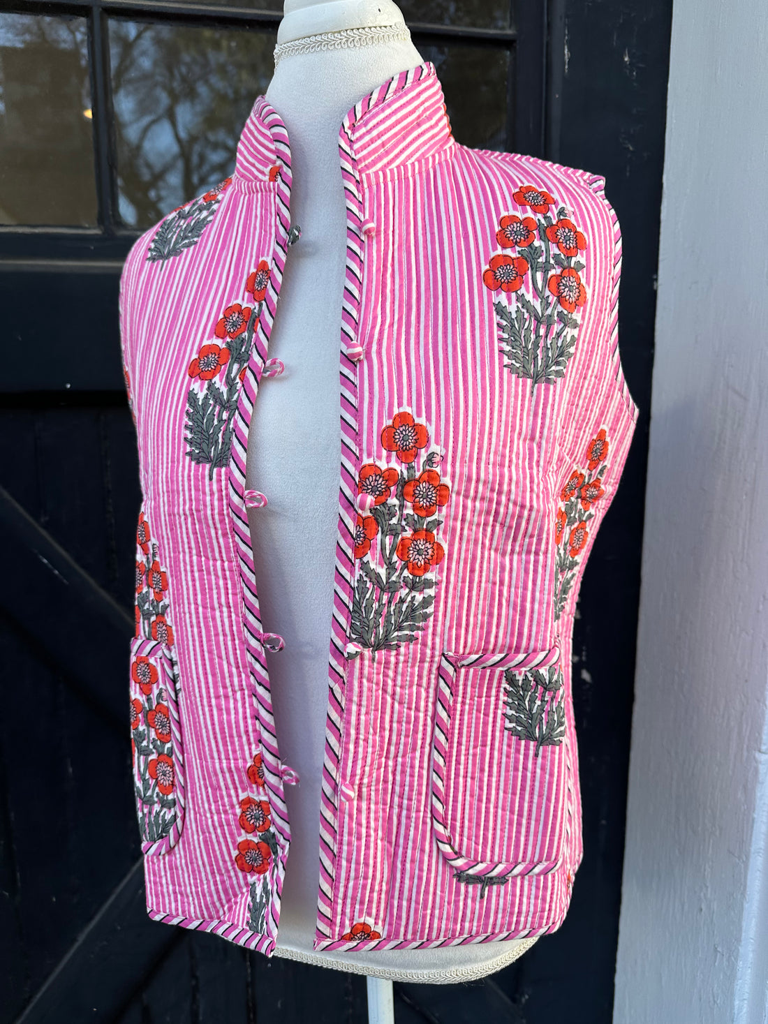 Quilted Vest, Poppy - Get Cozy (final) SALE