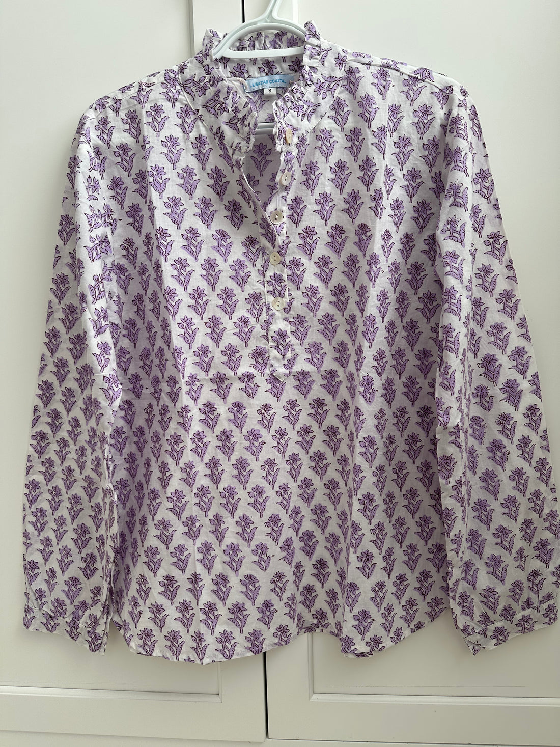 Facile Shirt - Lavender Blooms