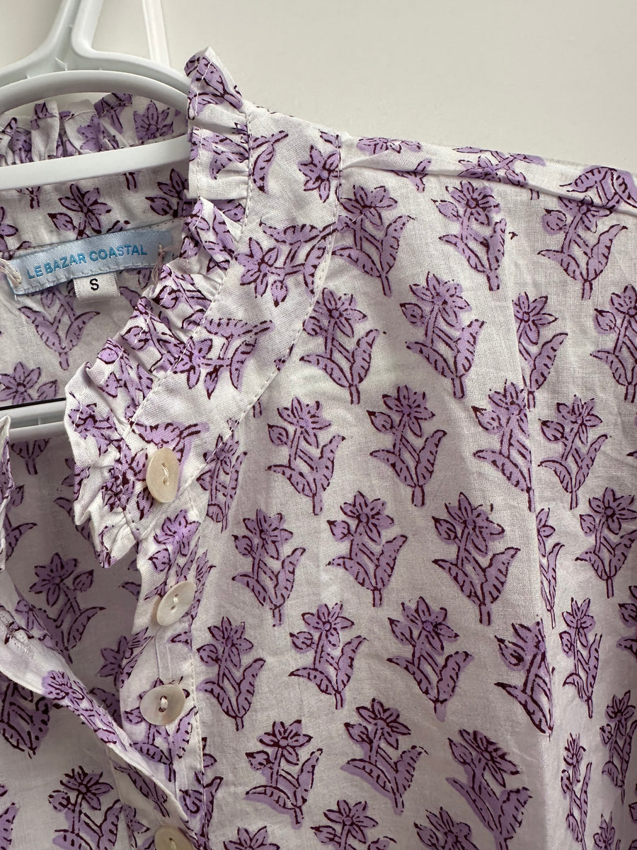 Facile Shirt - Lavender Blooms