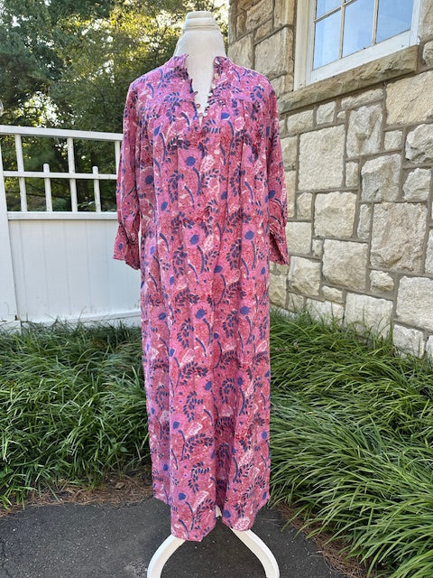 Market Maxi Dress - Plum Floral