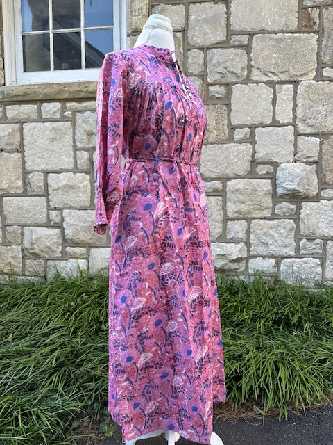 Market Maxi Dress - Plum Floral
