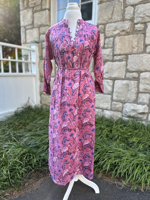 Market Maxi Dress - Plum Floral