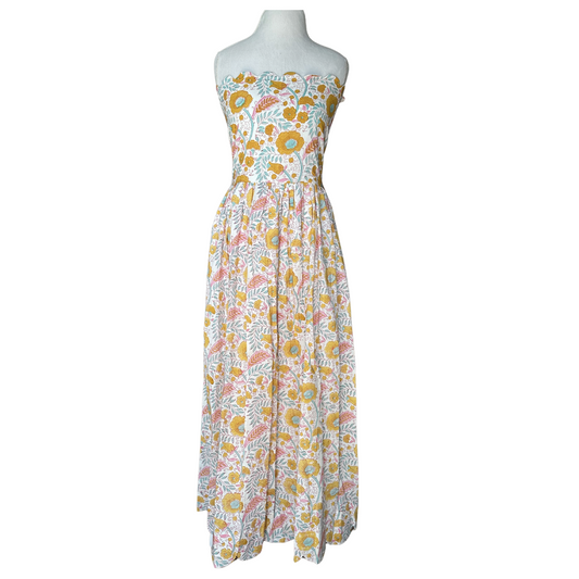 Lucie Scalloped Dress, Vintage Floral